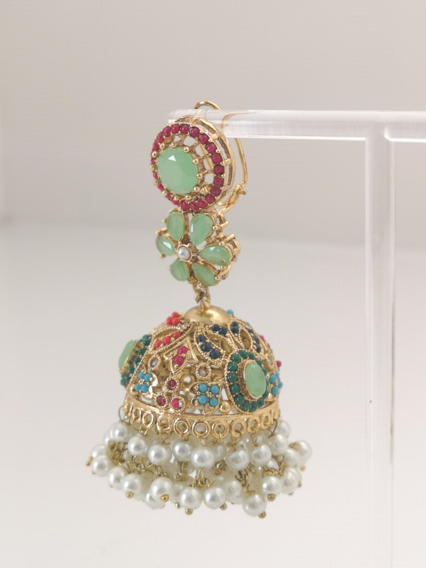 Jhumke - Mint Colour