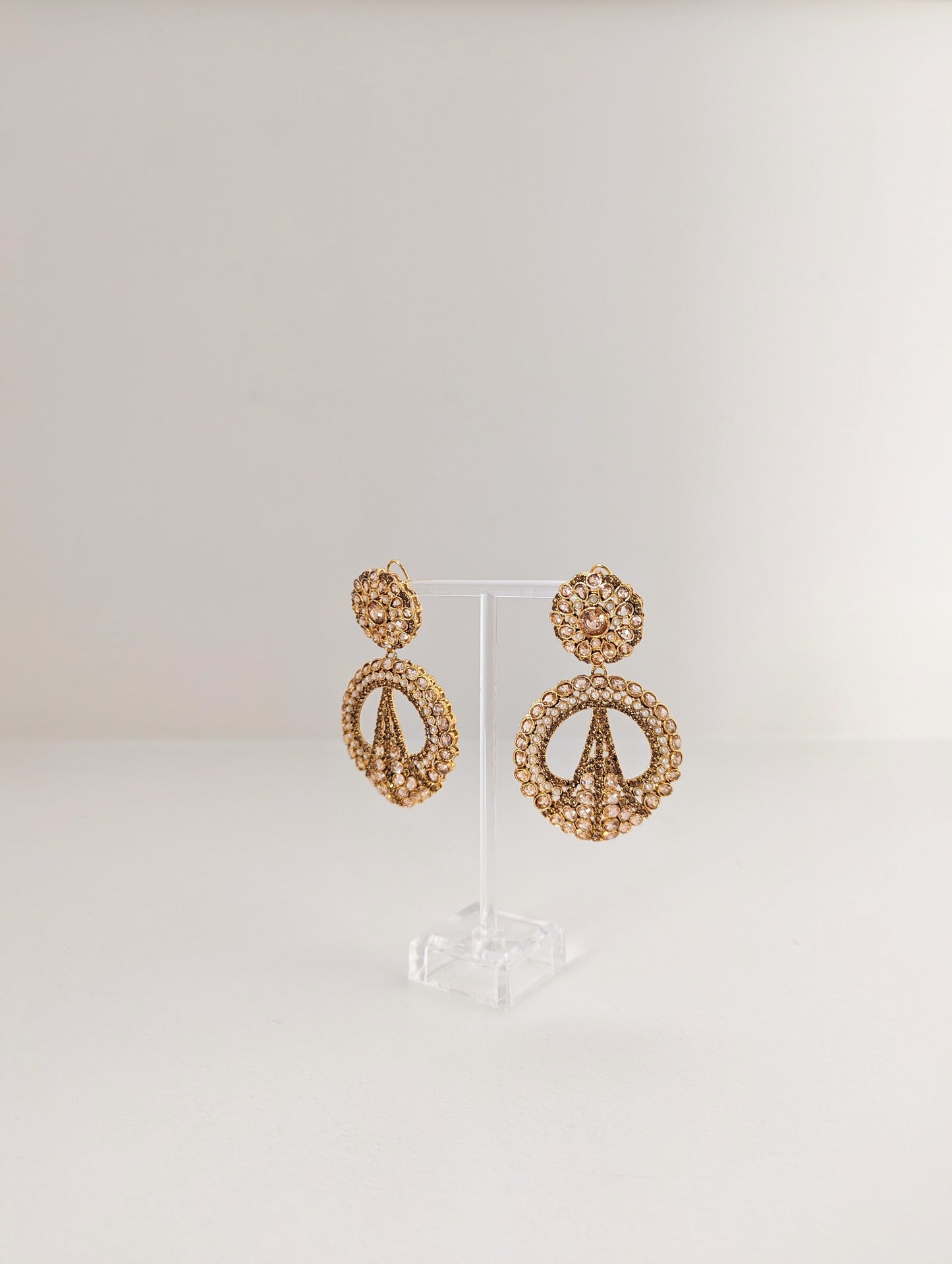 Baali Earrings -Bronze /Champagne