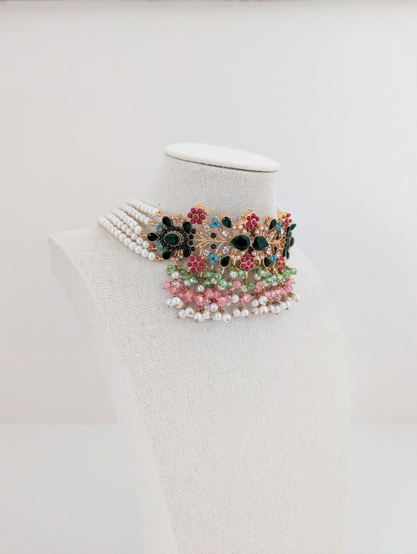 The Bloom Collection - Dark Green and Pastel