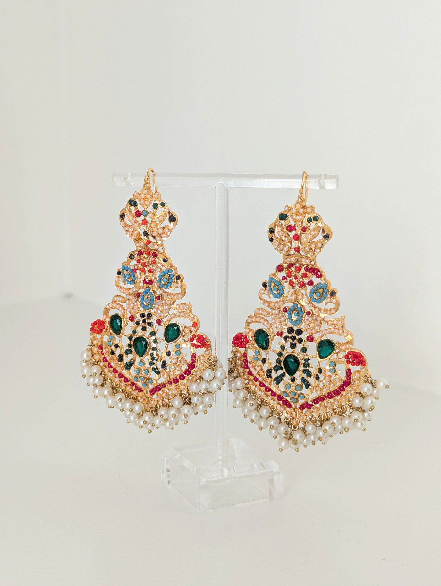 Nauratan Set - Gilded Bloom (Dark Green)