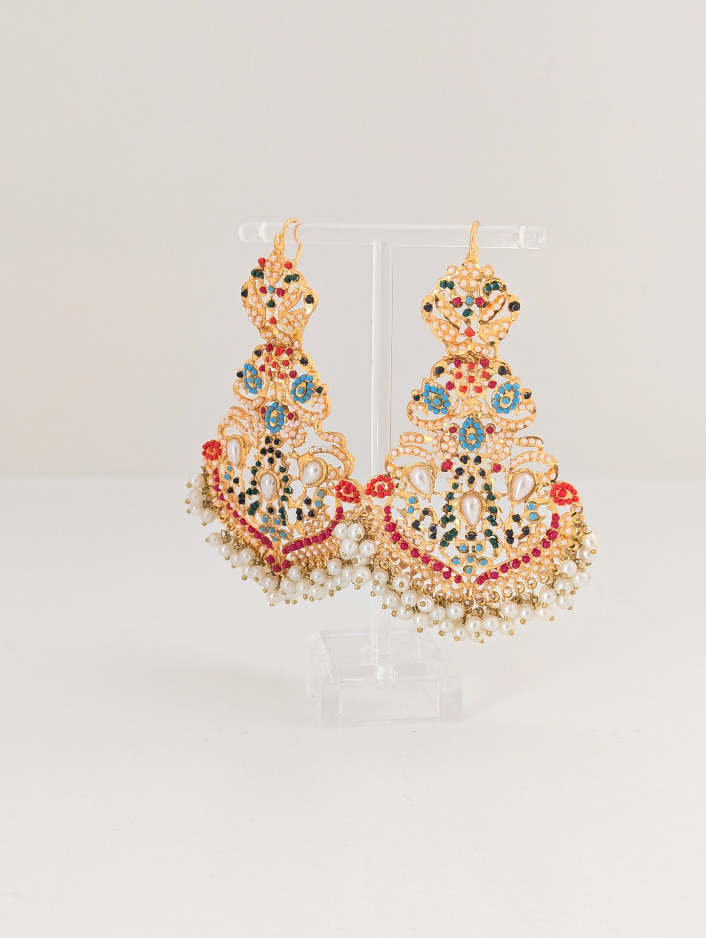 Nauratan Set - Gilded Bloom - Pearl