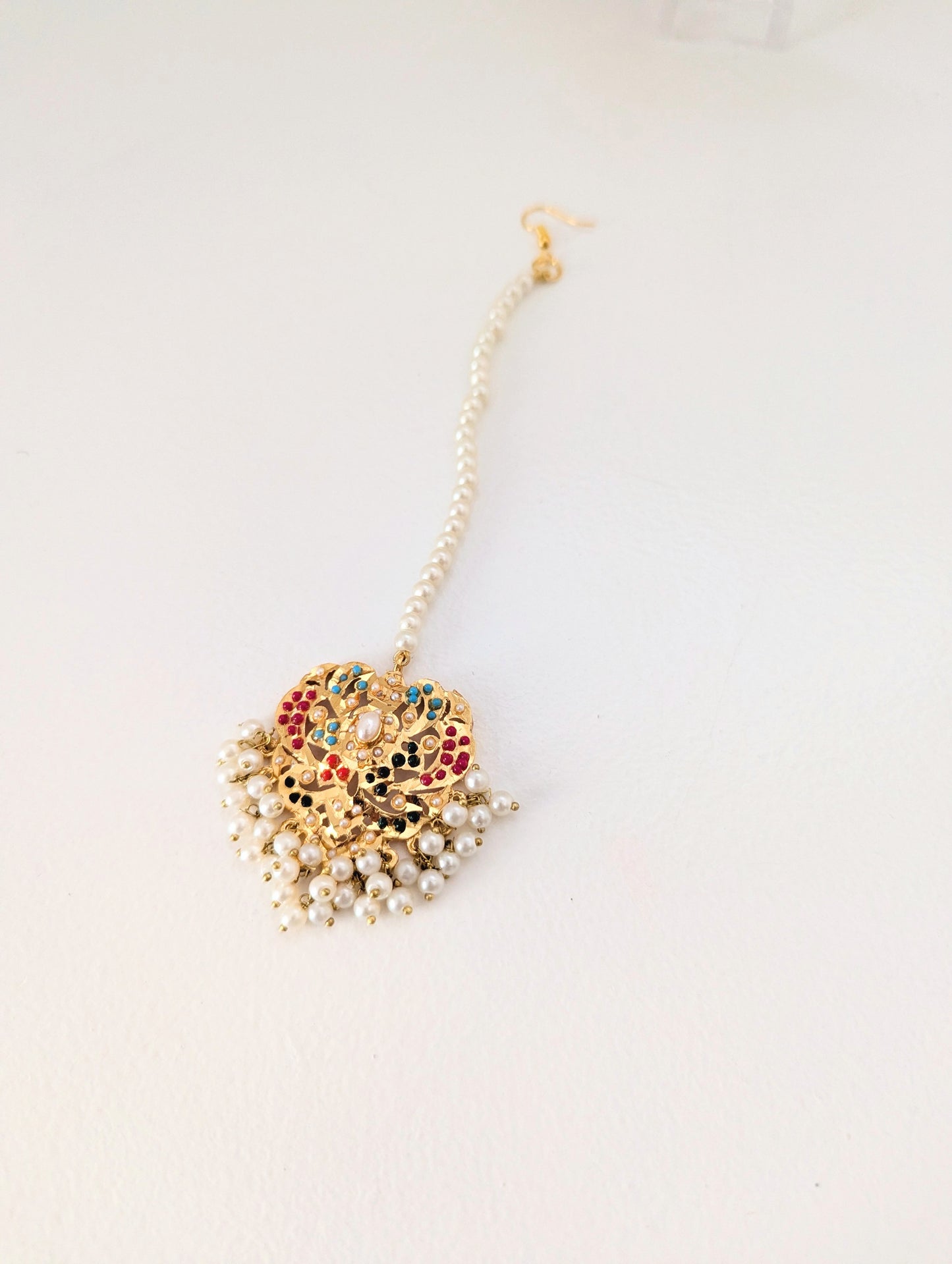 Nauratan Set - Gilded Bloom - Pearl