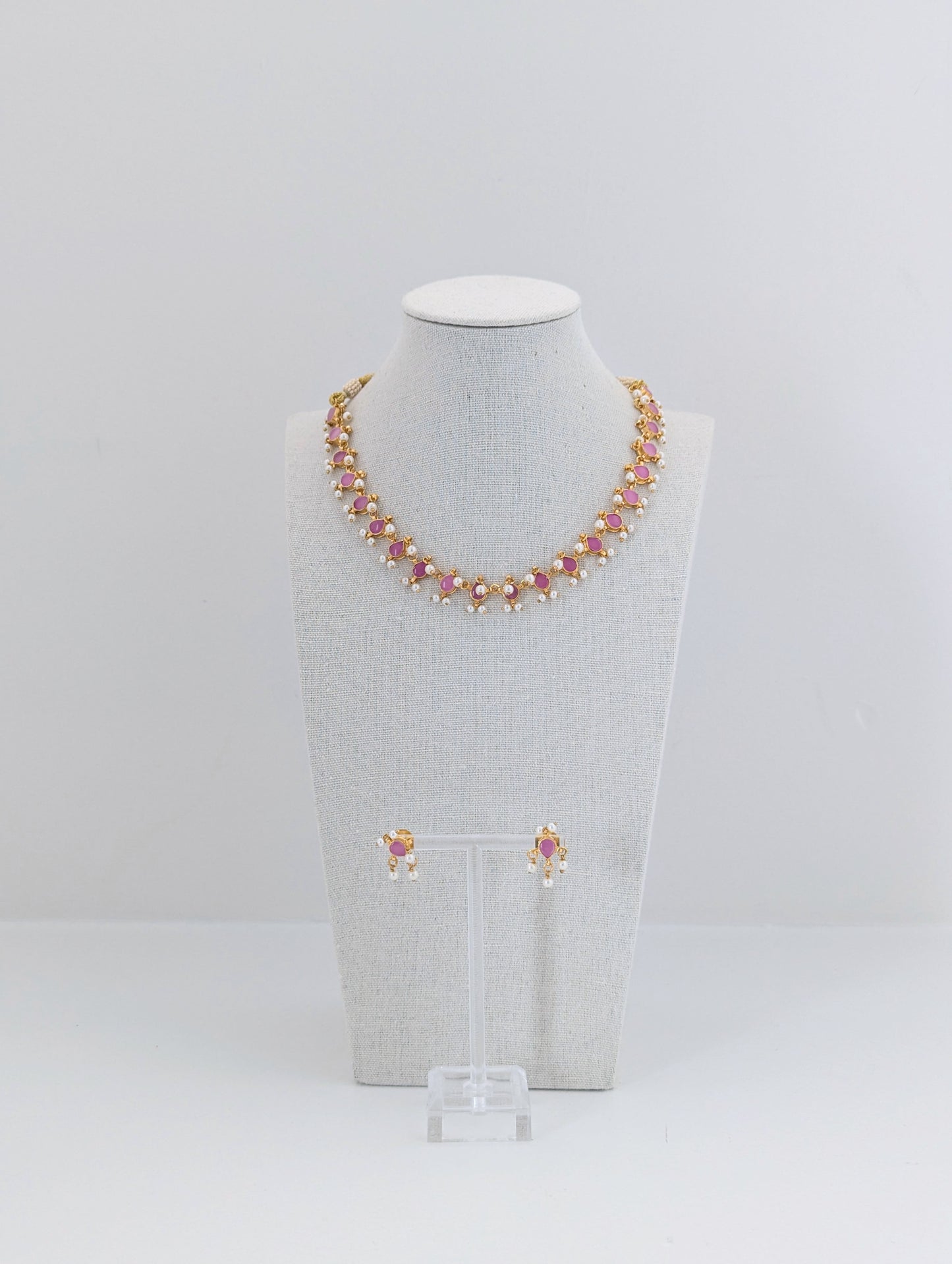 Rosette Pearl Set