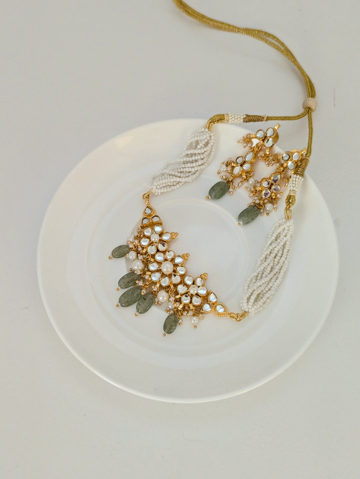 Pachi Kundan Set - Timeless Meadow