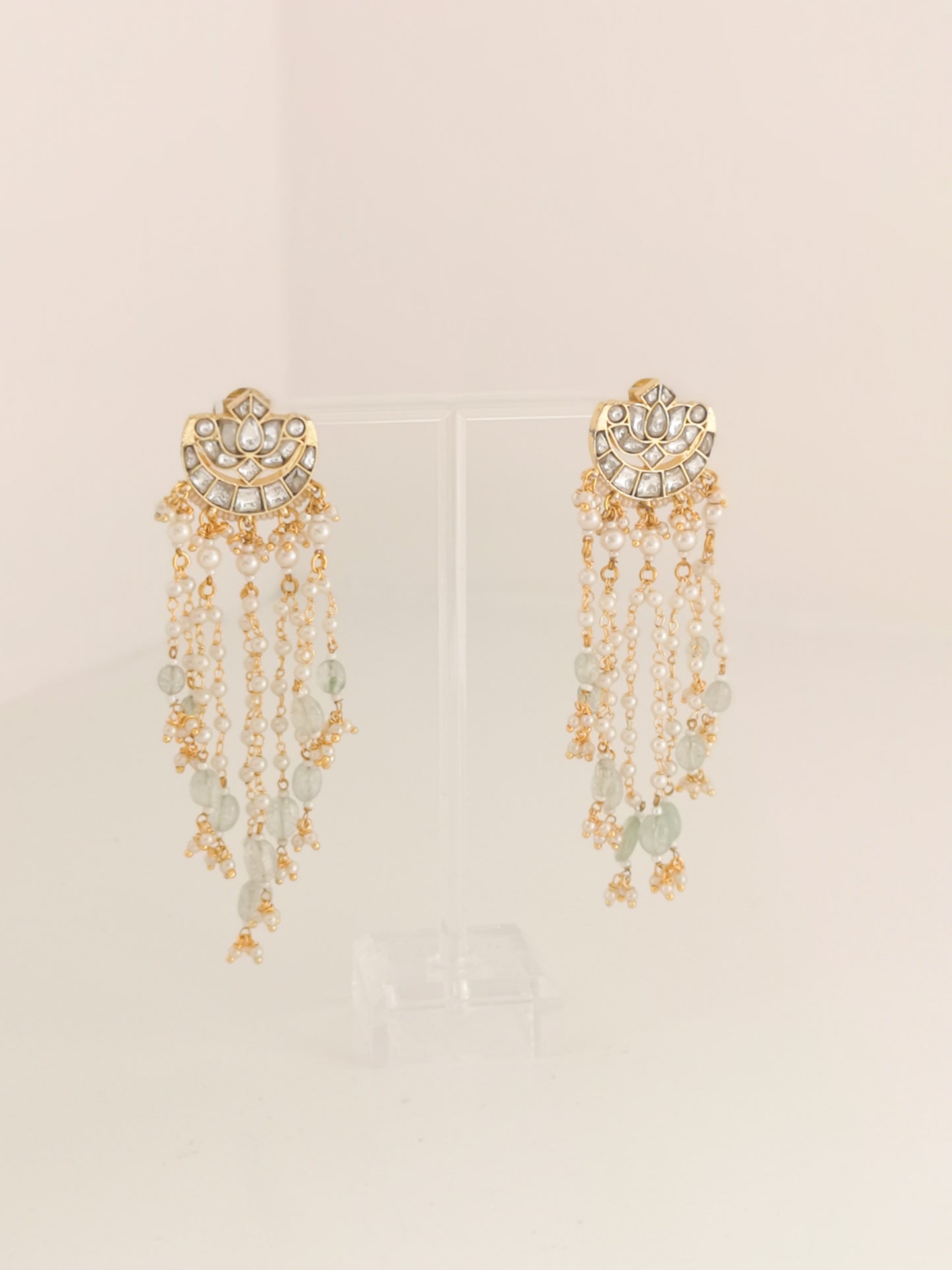Introducing our waterfall earrings for the festive season. Mint colour
