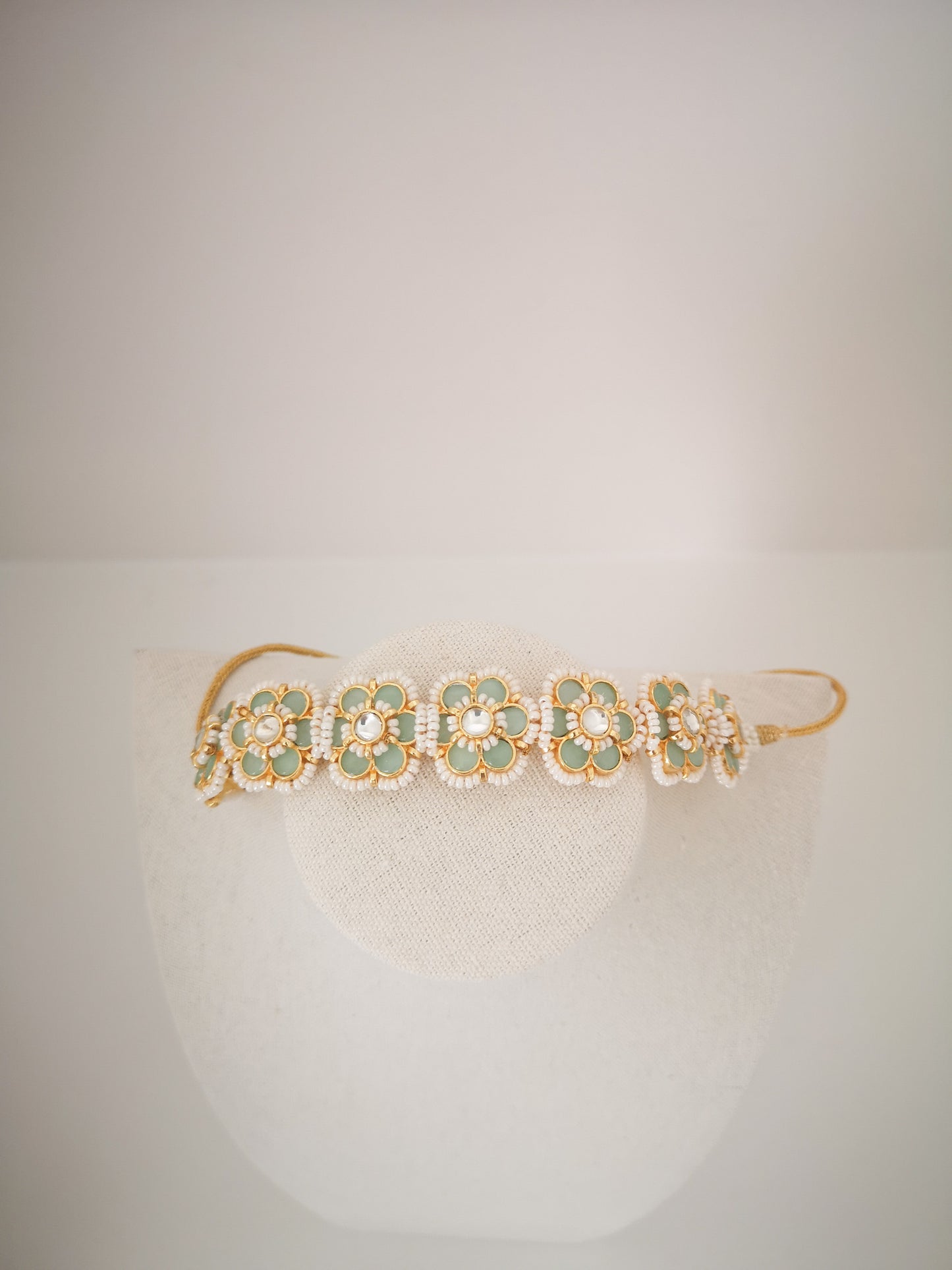 Pachi Kundan Set - Green