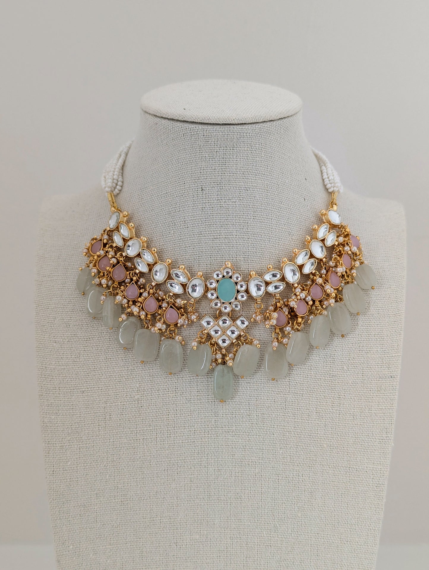 Pachi Kundan Set - Gulbahaar