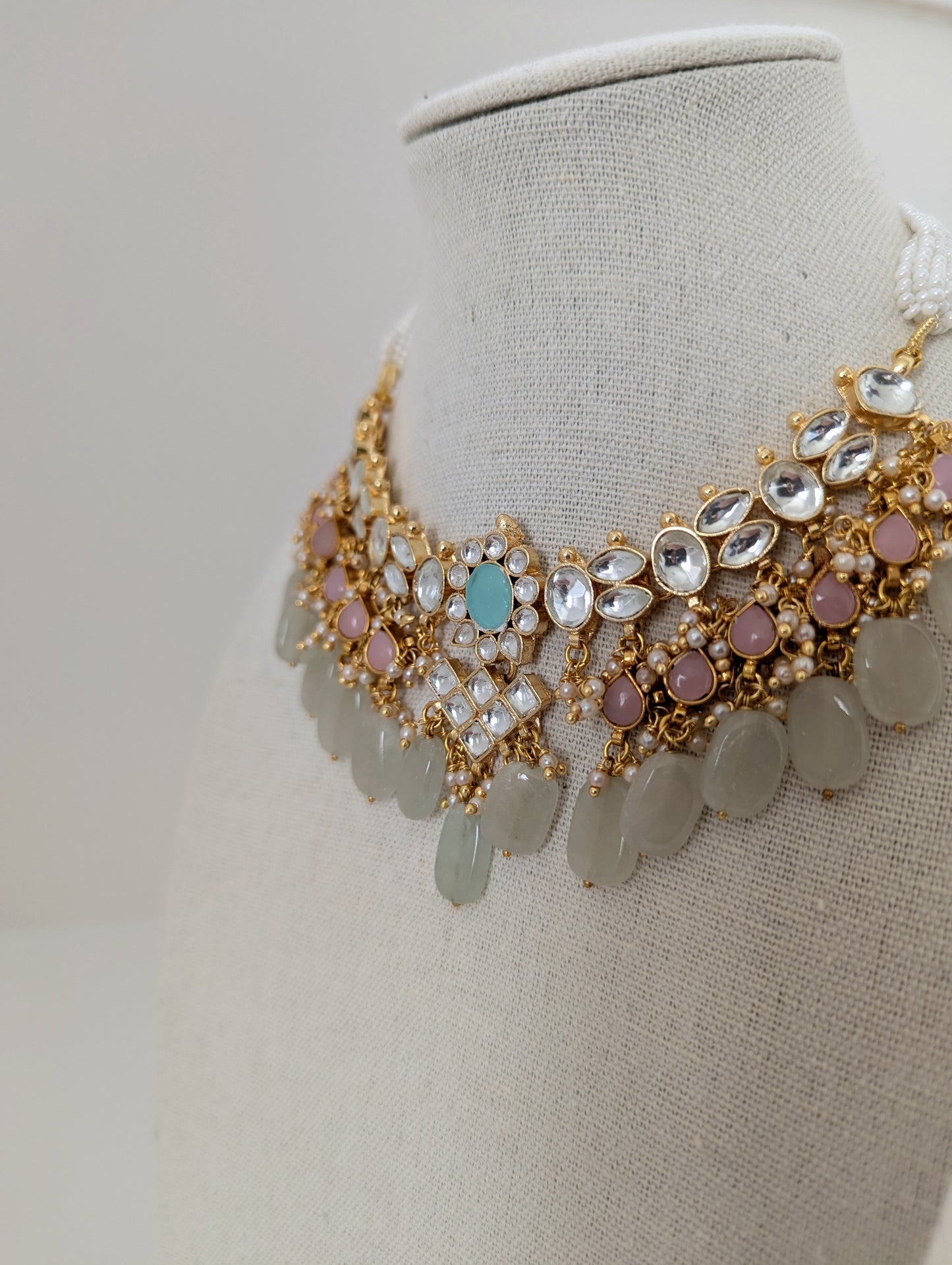 Pachi Kundan Set - Gulbahaar