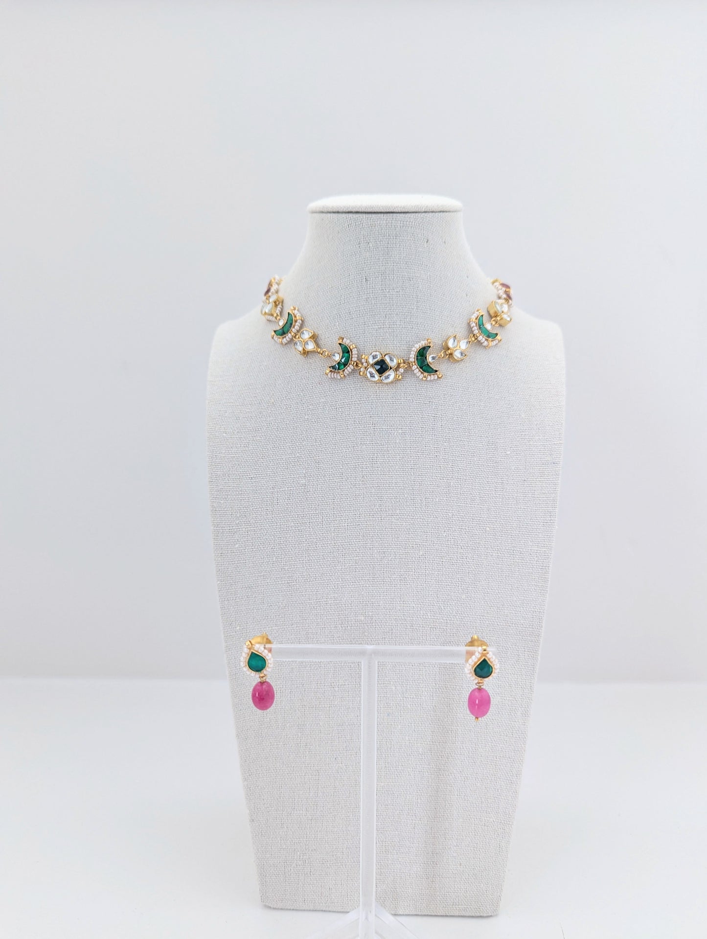 Pachi Kundan Set - Lunar Muse