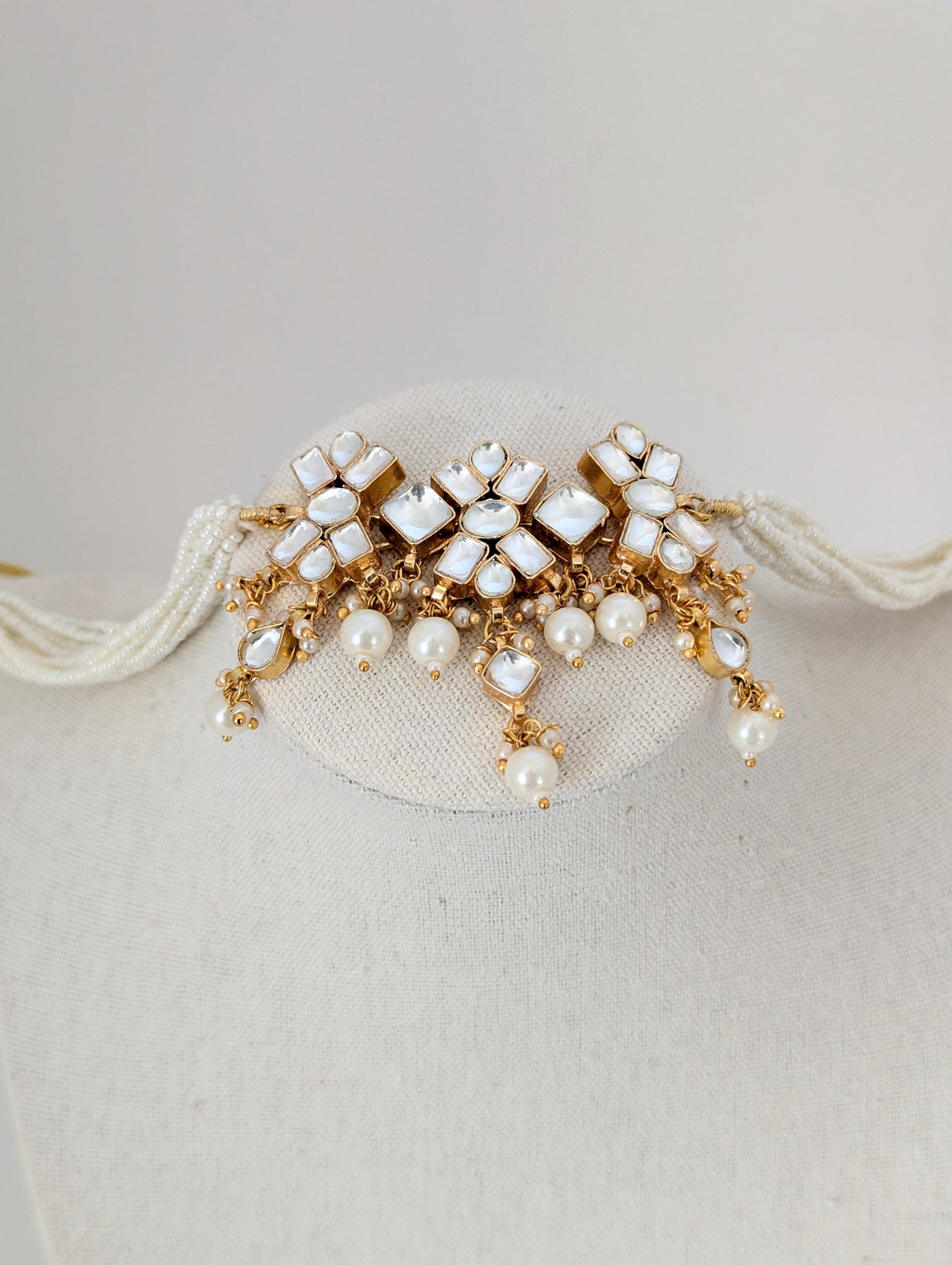 Pachi Kundan Set - Golden Grace