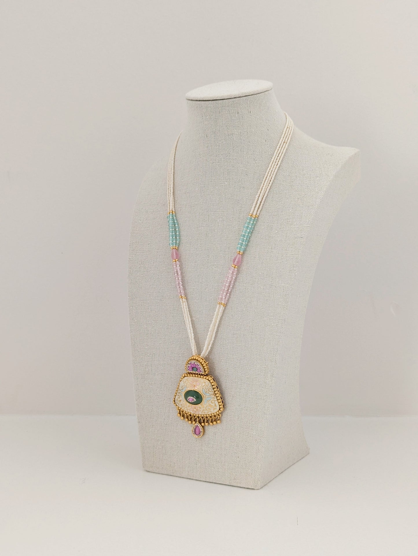 Heritage Set - Pastel Pink, Blue and Dark Green
