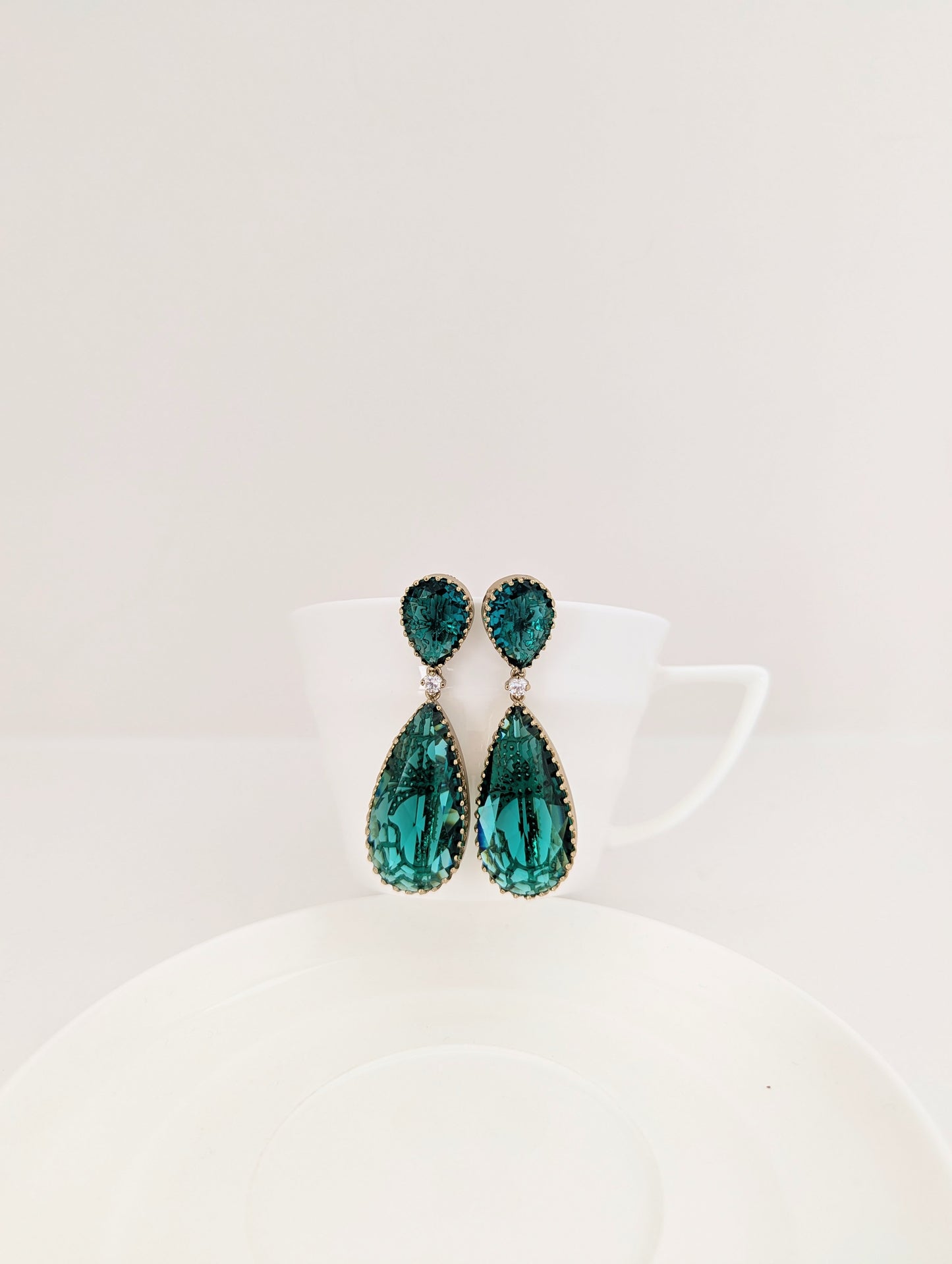 Elysia Earrings - Turquoise/Sea Green
