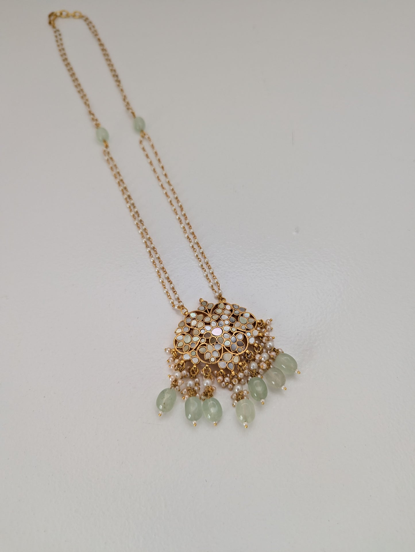 Zariah - Mint (necklace only, no earrings)