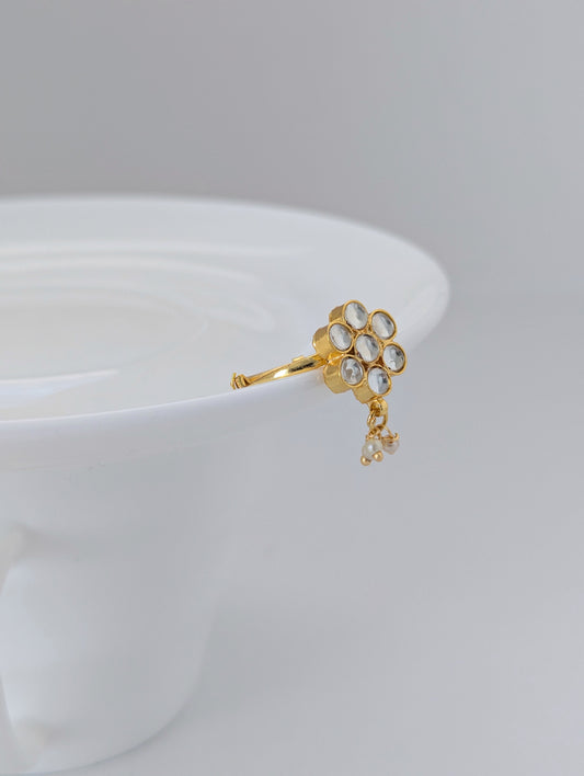 Pachi Kundan - Classic Ring (adjustable)