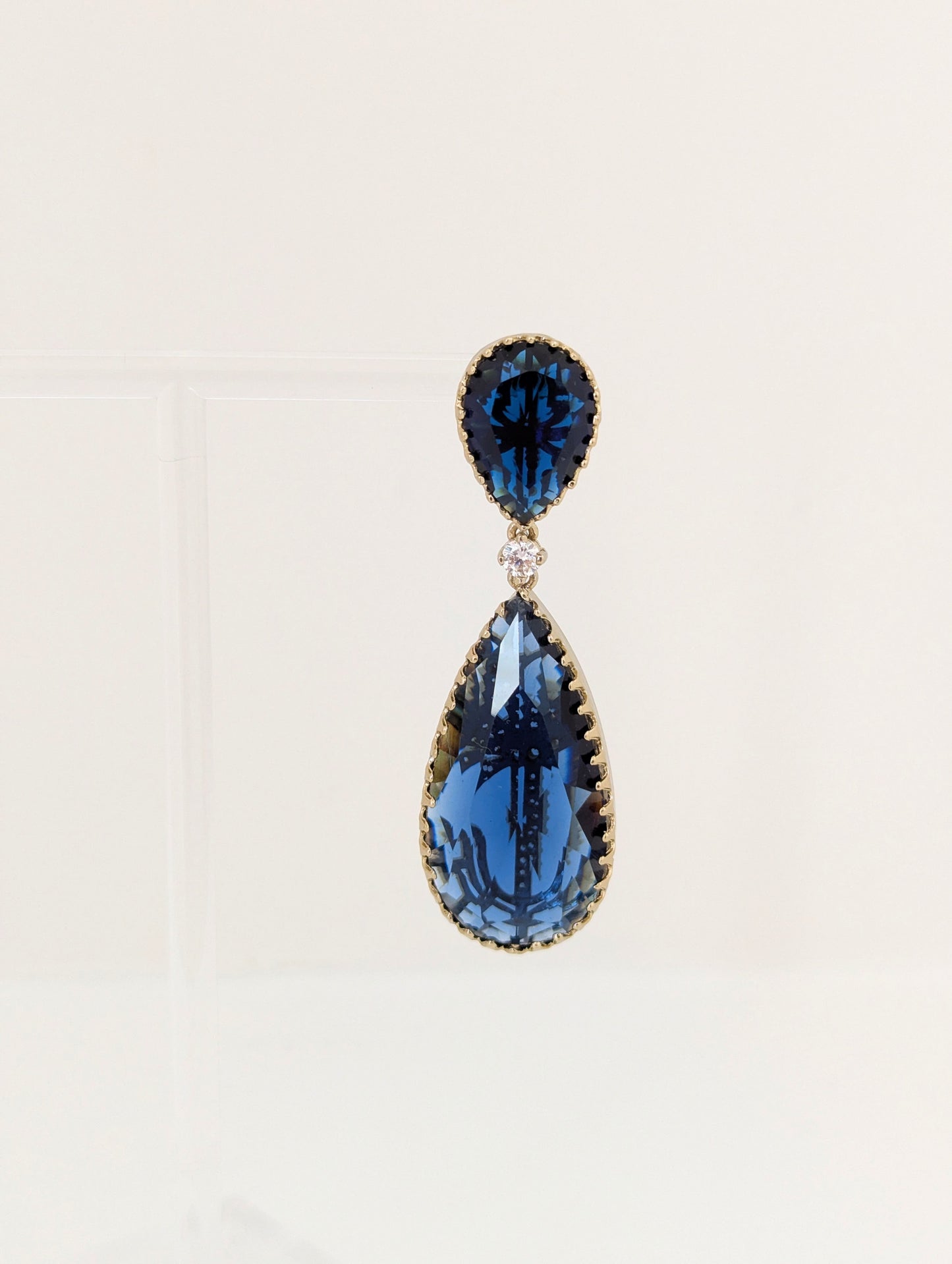 Elysia Earrings - Dark Blue