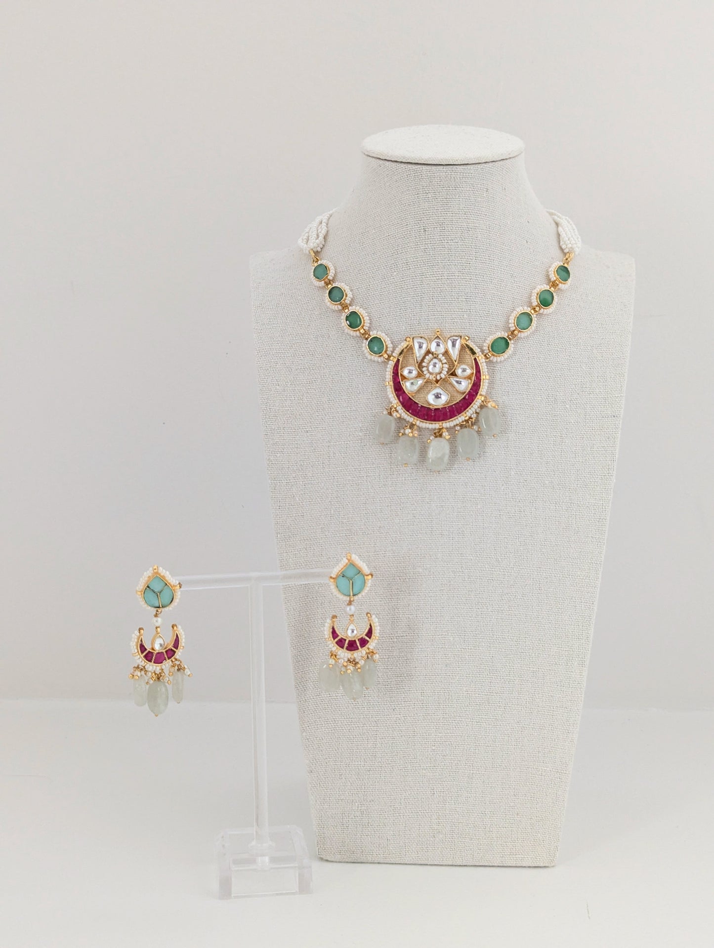 Pachi Kundan Set - Arzoo