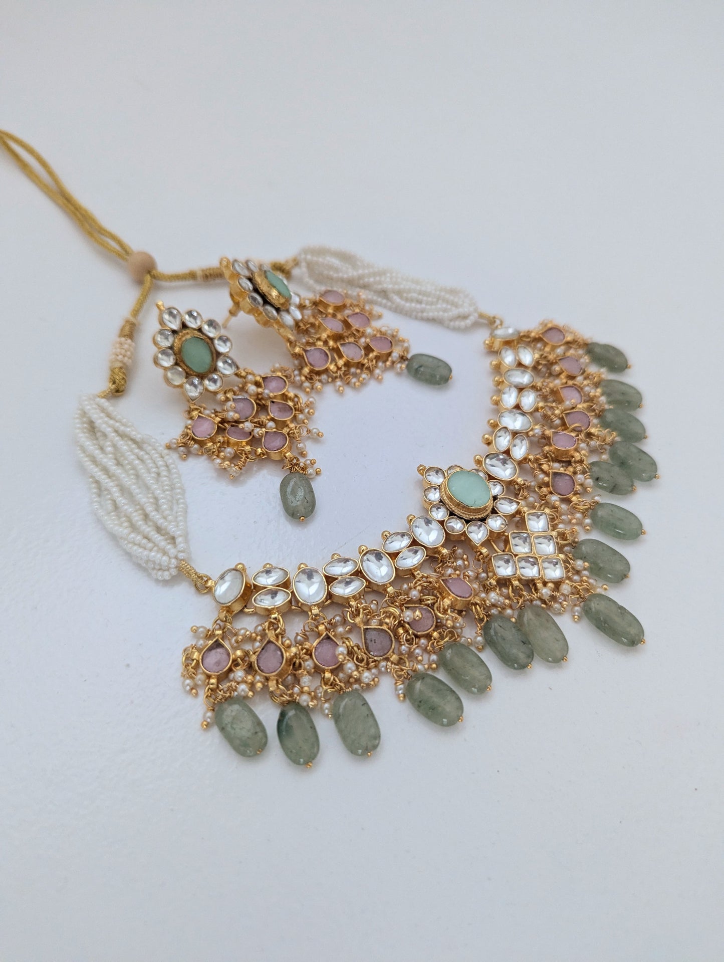 Pachi Kundan -  Gulbahaar Set 2.0 - Dark Green