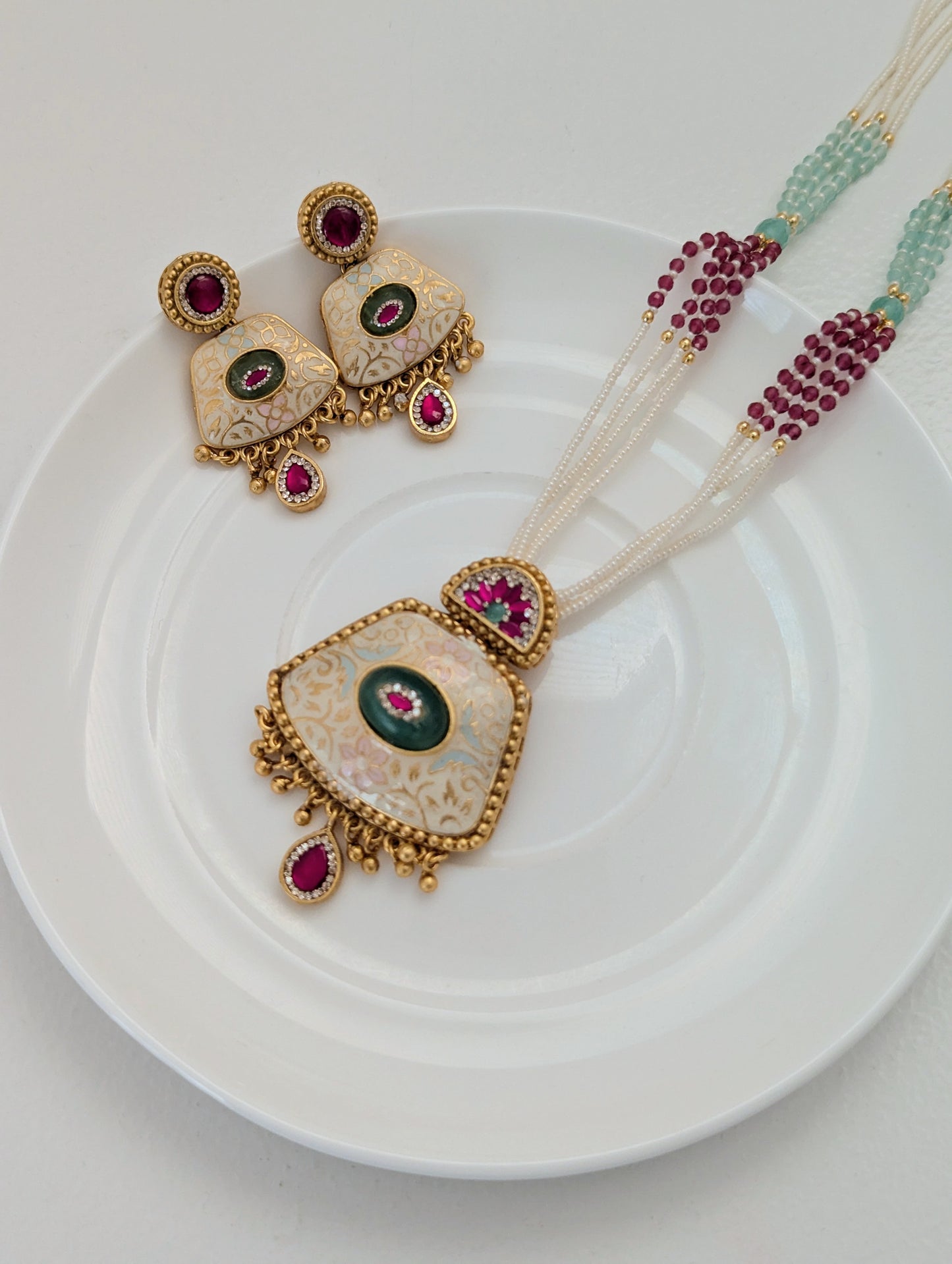 Heritage Set - Magenta /Blue