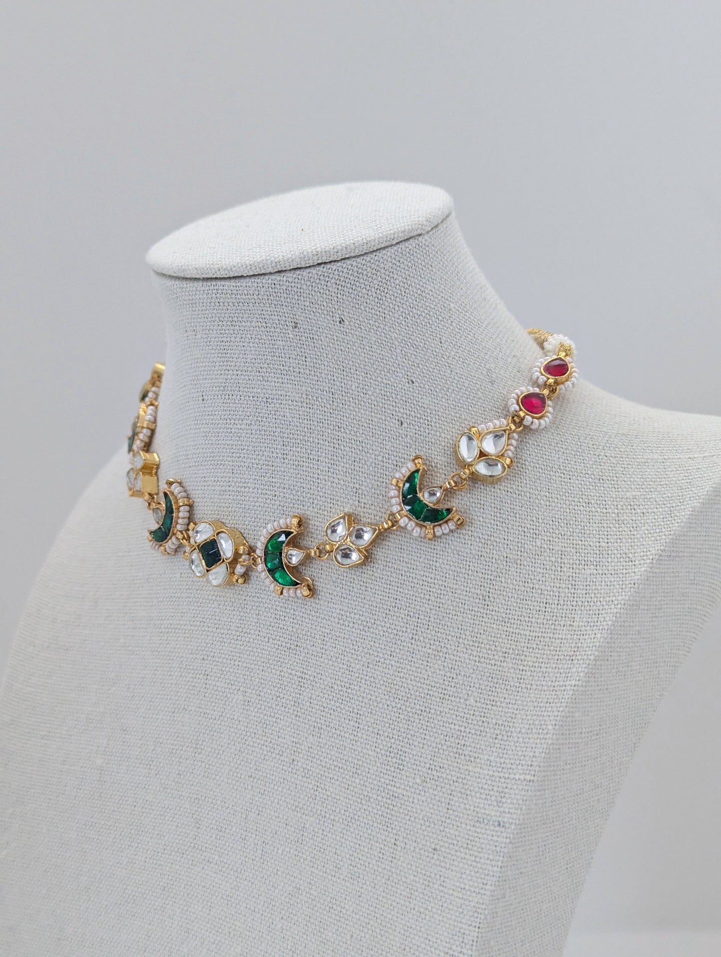 Pachi Kundan Set - Lunar Muse