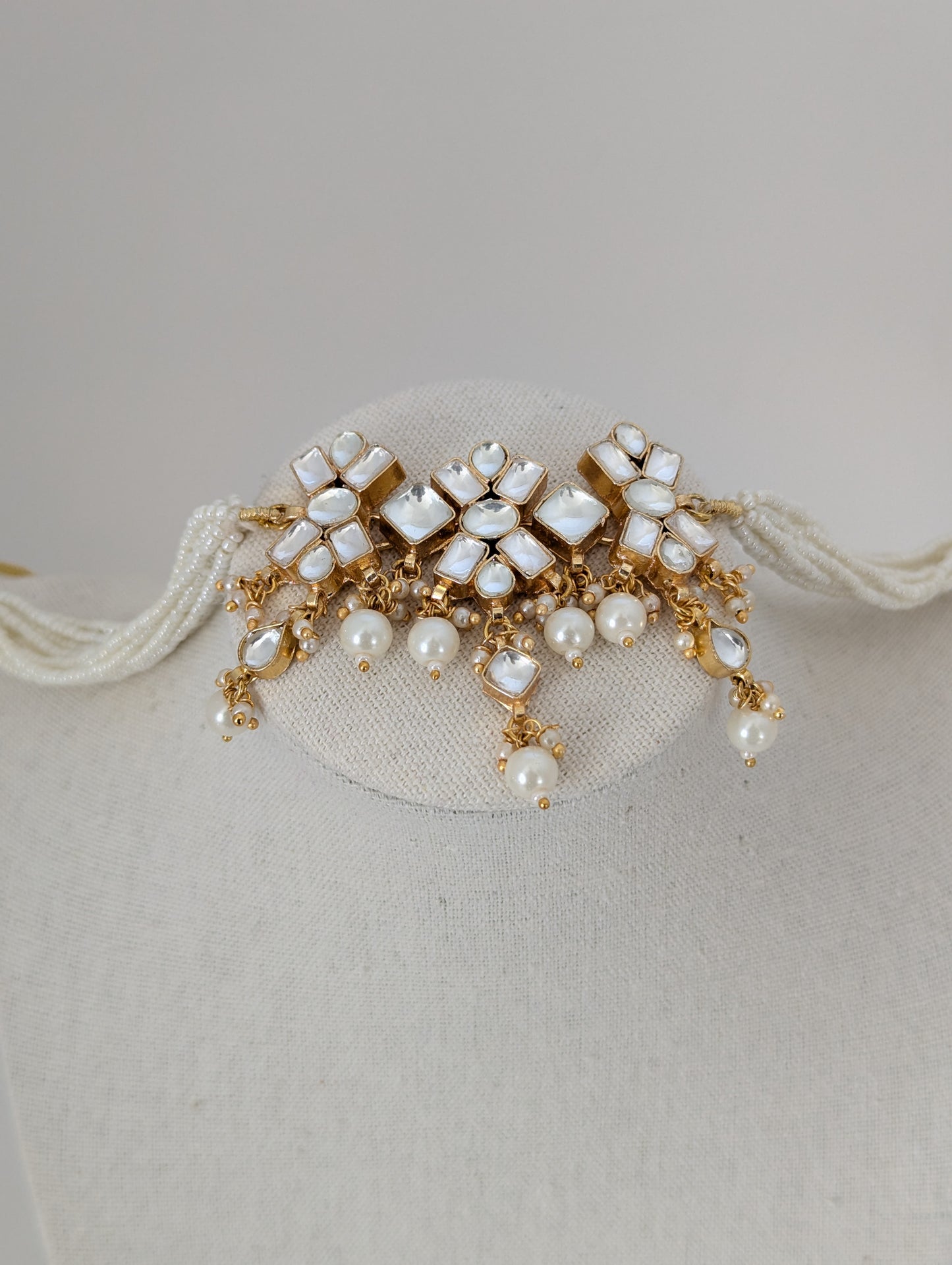 Pachi Kundan Set - Golden Grace