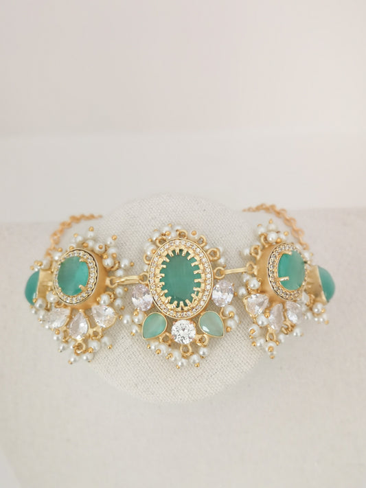 Classic Mimi Freshwater Pearl Collection - Mona Lisa Crystals, Zircons, Gold Plated