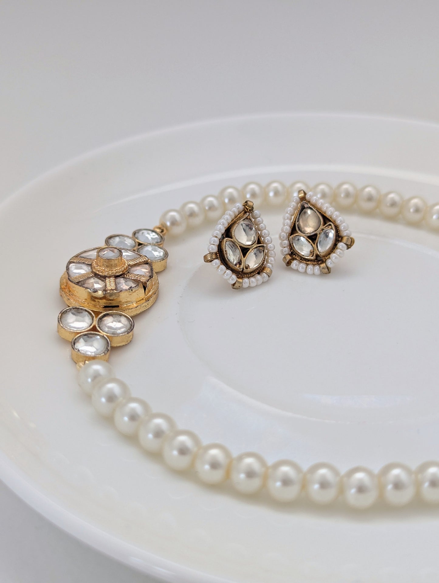 Pachi Kundan Set - Pearl Royale
