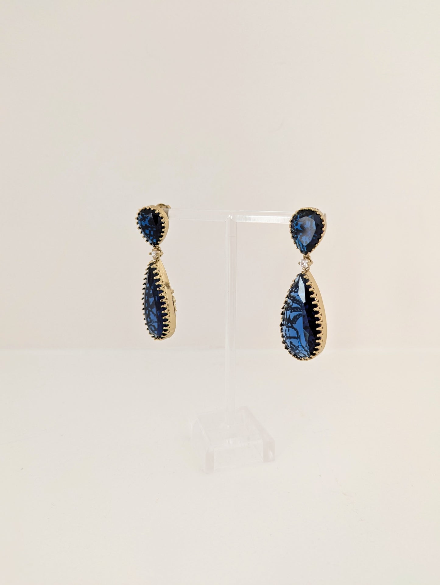 Elysia Earrings - Dark Blue