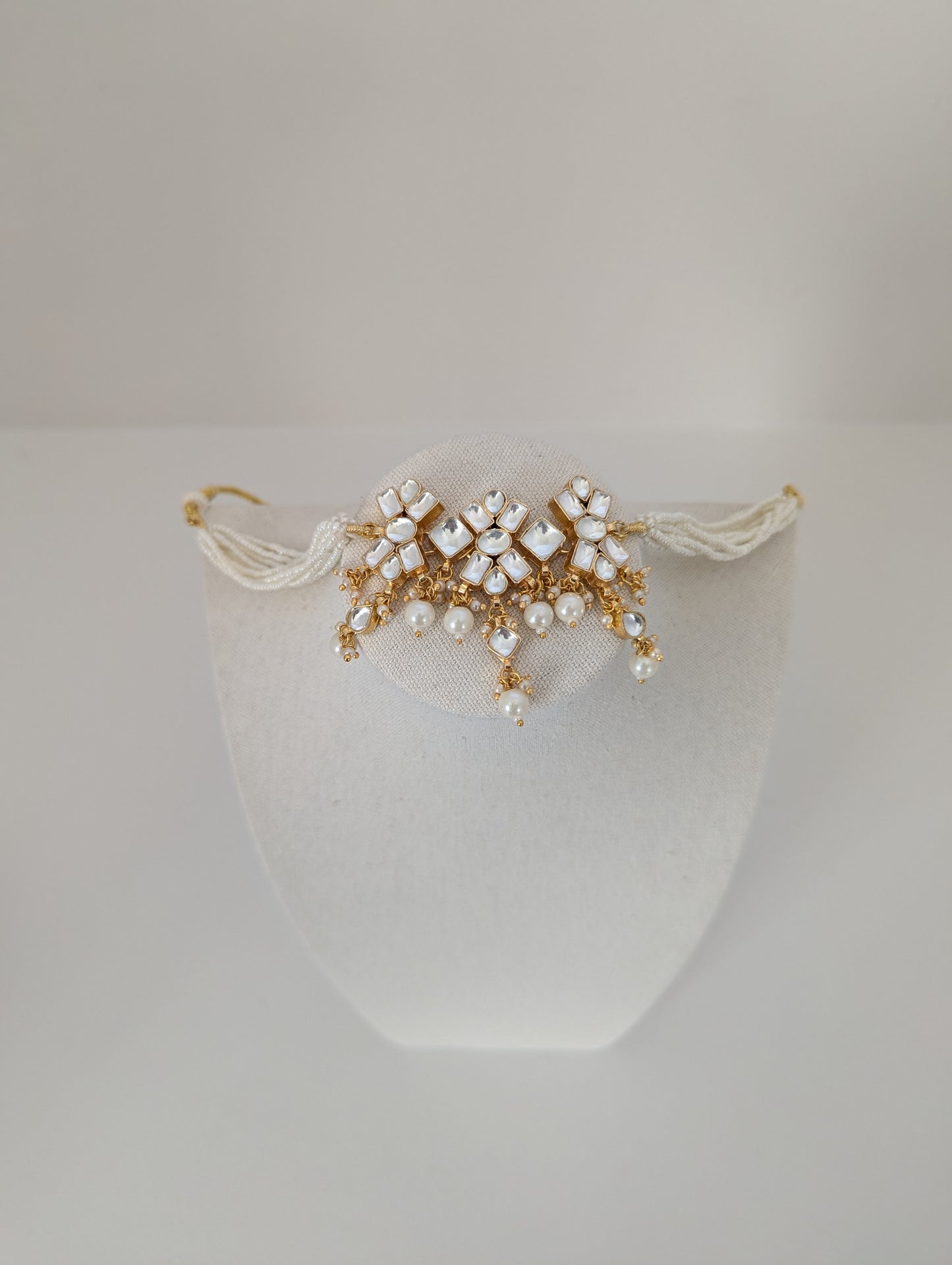 Pachi Kundan Set - Golden Grace