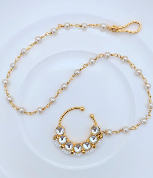 Pachi Kundan Nosepin - Lunaire