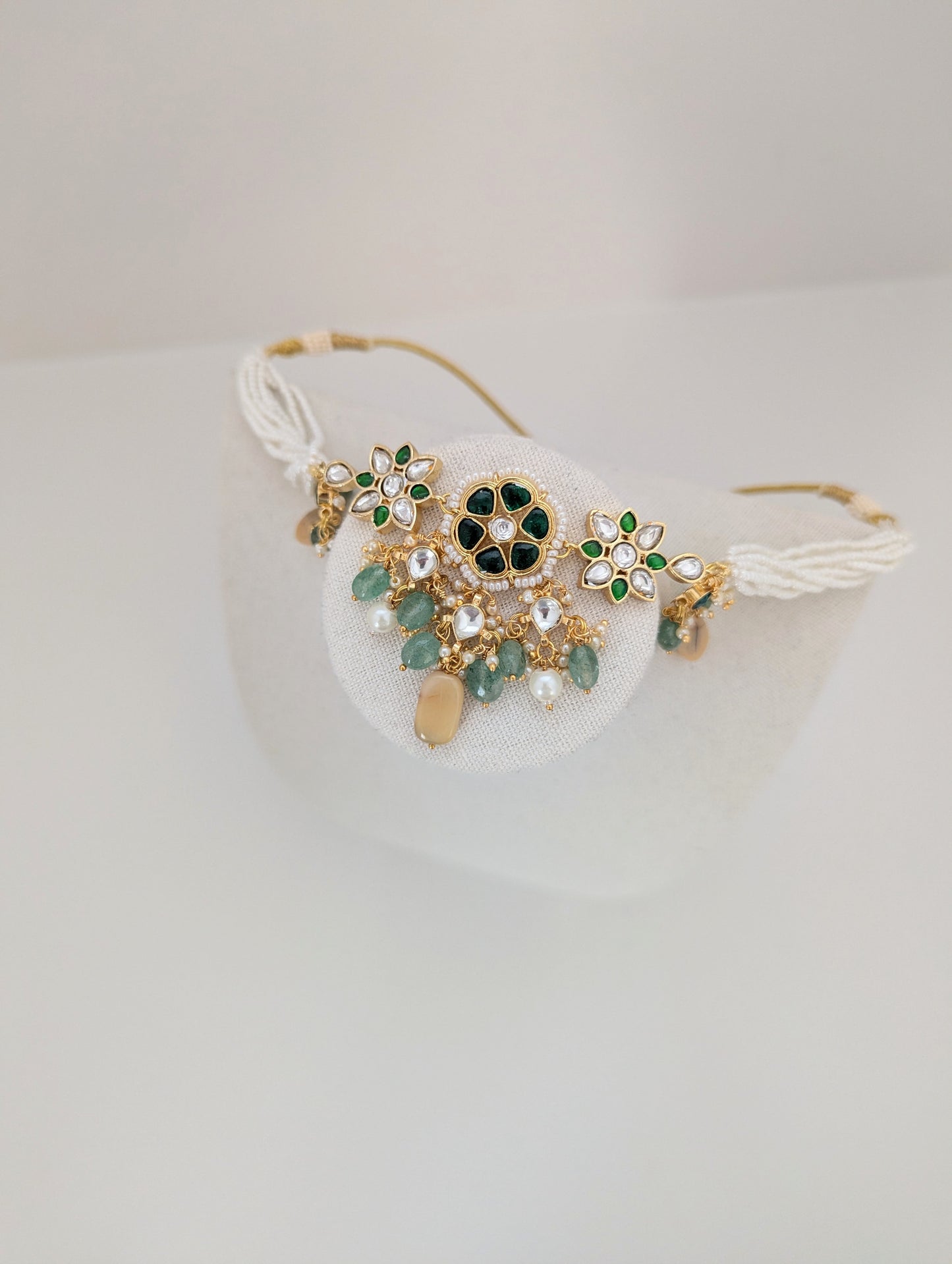 Pachi Kundan Set - Zareen Flora