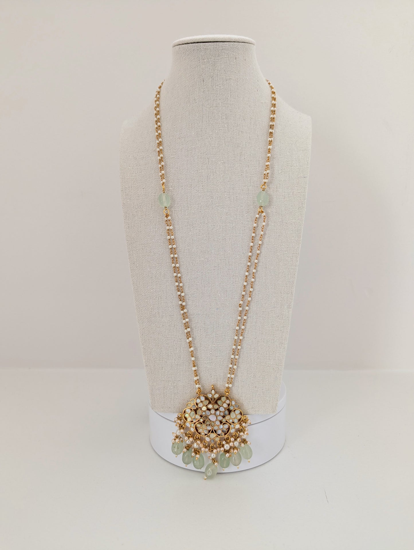 Zariah - Mint (necklace only, no earrings)