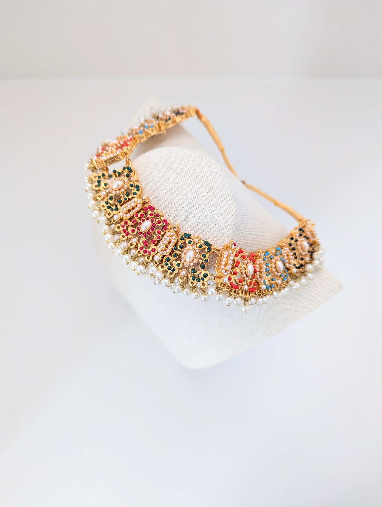 Nauratan Set - Gilded Bloom - Pearl