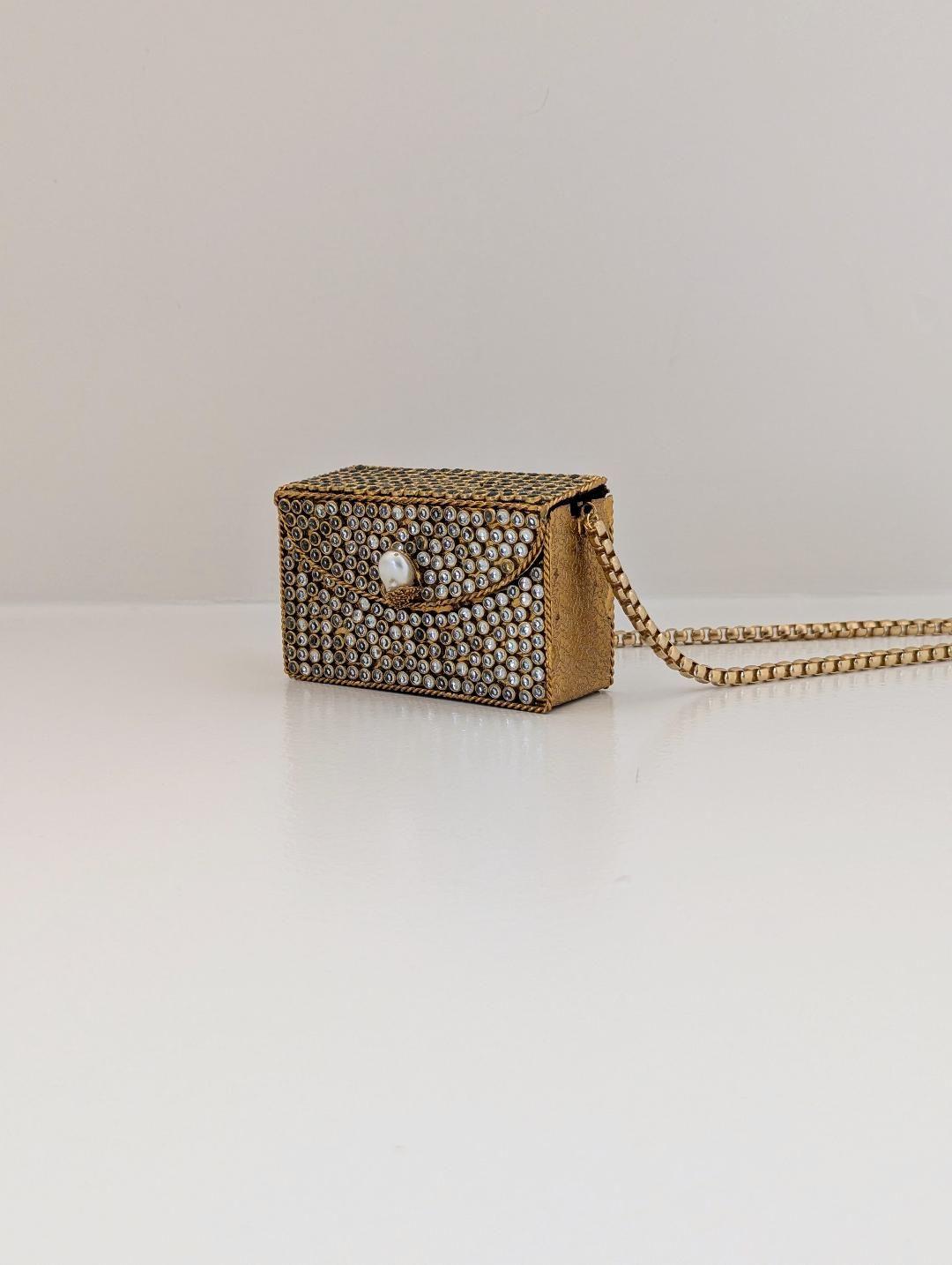 Aveline Mini Kundan Clutch