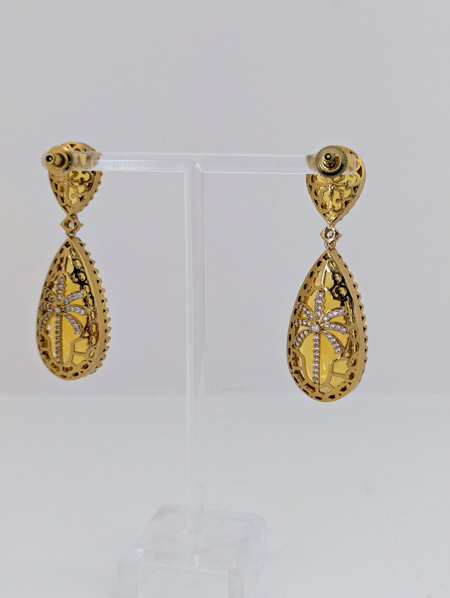 Elysia Earrings - Yellow