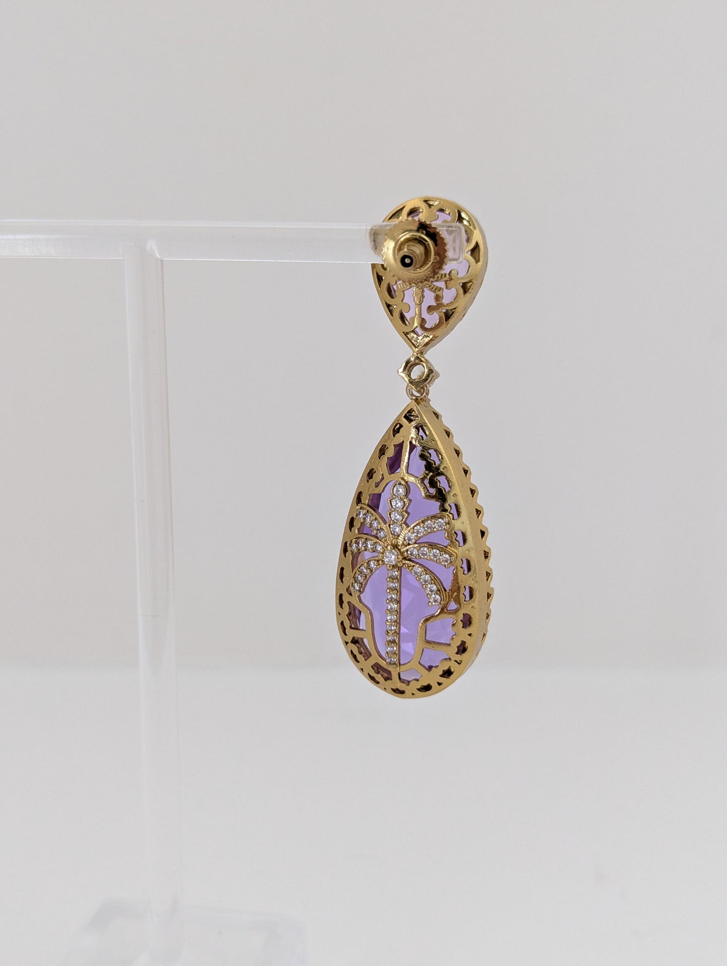 Elysia Earrings - Lavender