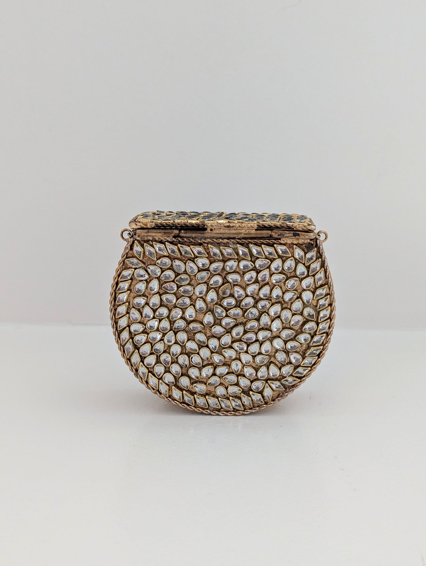 Zareen Mini Kundan Clutch
