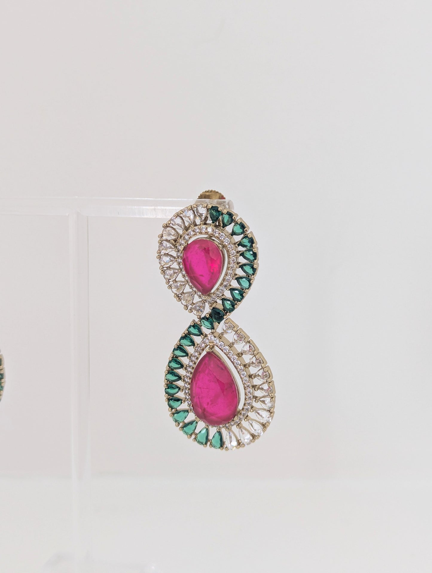 Infinity Drops - Magenta & Green