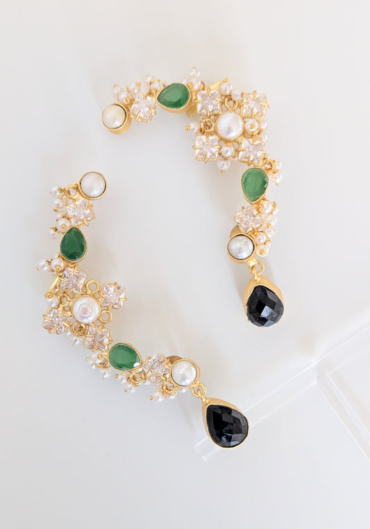 Les Fleur Collection - Green & Black
