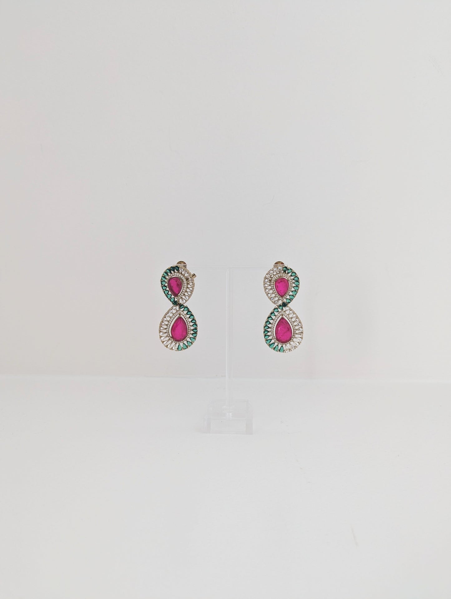 Infinity Drops - Magenta & Green