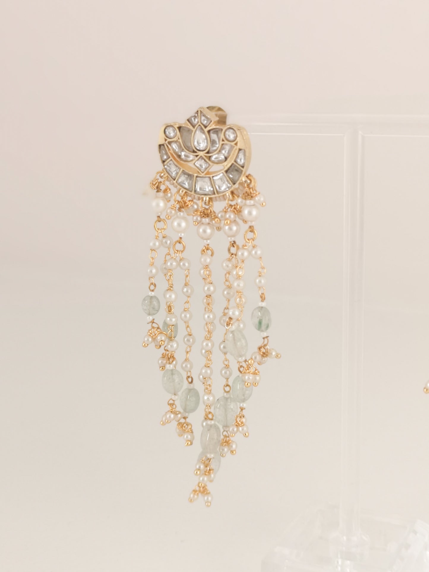 Introducing our waterfall earrings for the festive season. Mint colour