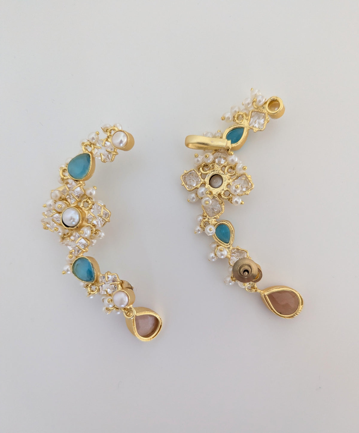 Les Fleur Collection - Aqua and Caramel