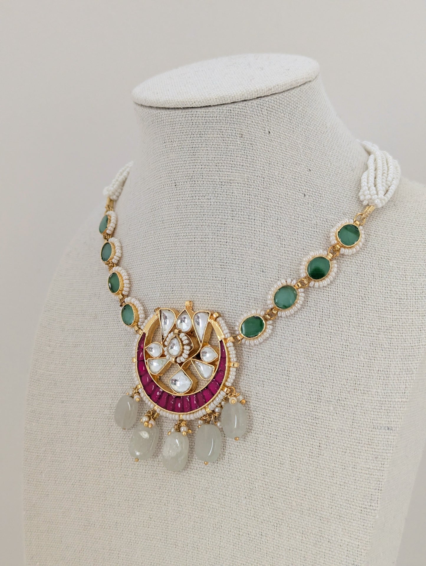 Pachi Kundan Set - Arzoo