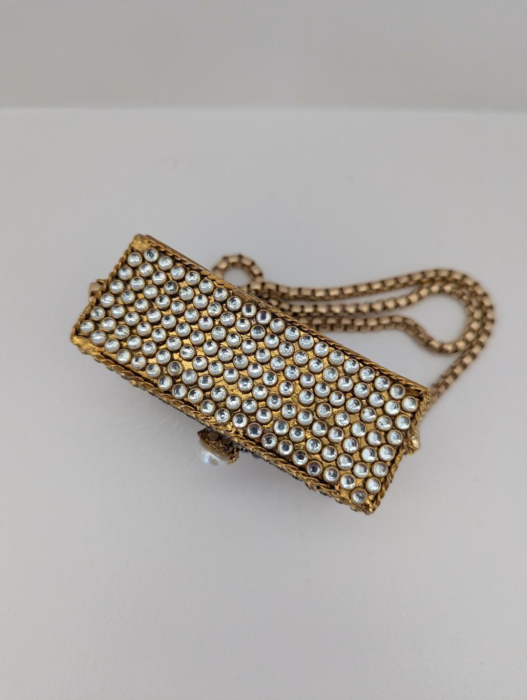 Aveline Mini Kundan Clutch