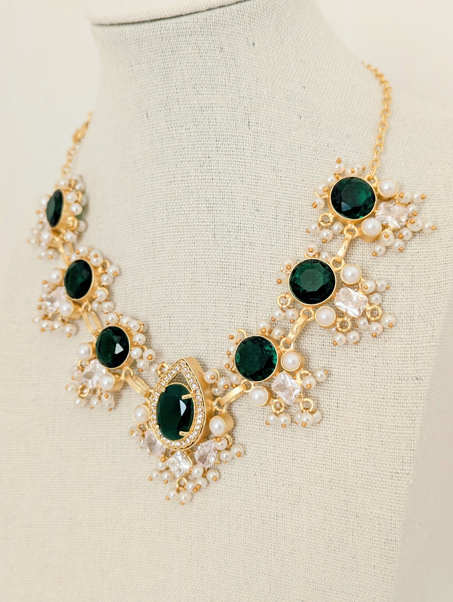 Classic Freshwater Pearl Set - Verde Luxe