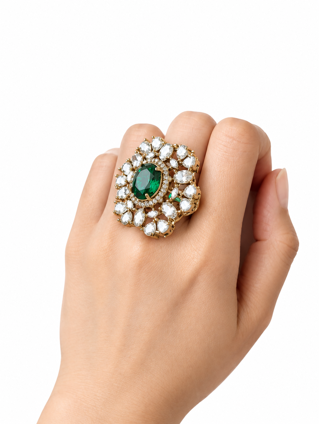 Verdant Halo Ring