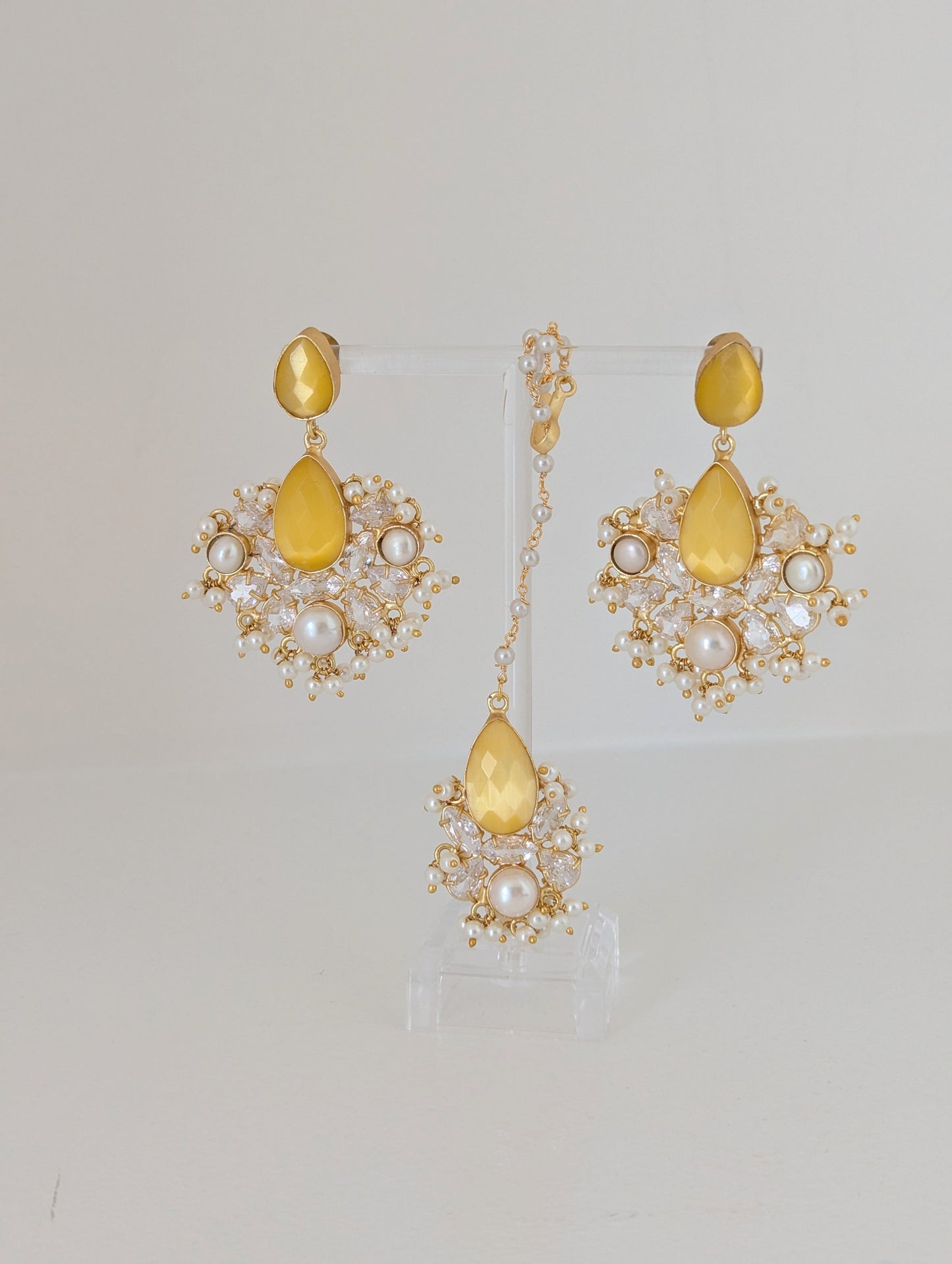 The Bellamy Earrings & Tikka Set
