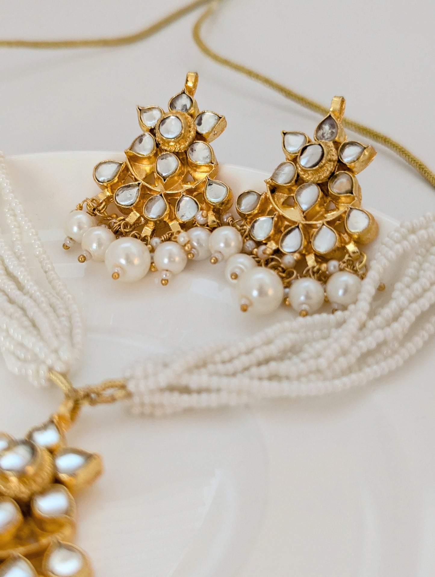 Pachi Kundan Set - Noor