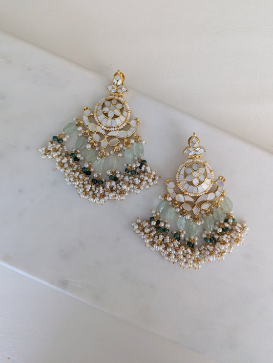 Mother of Pearl Earrings - Parisa