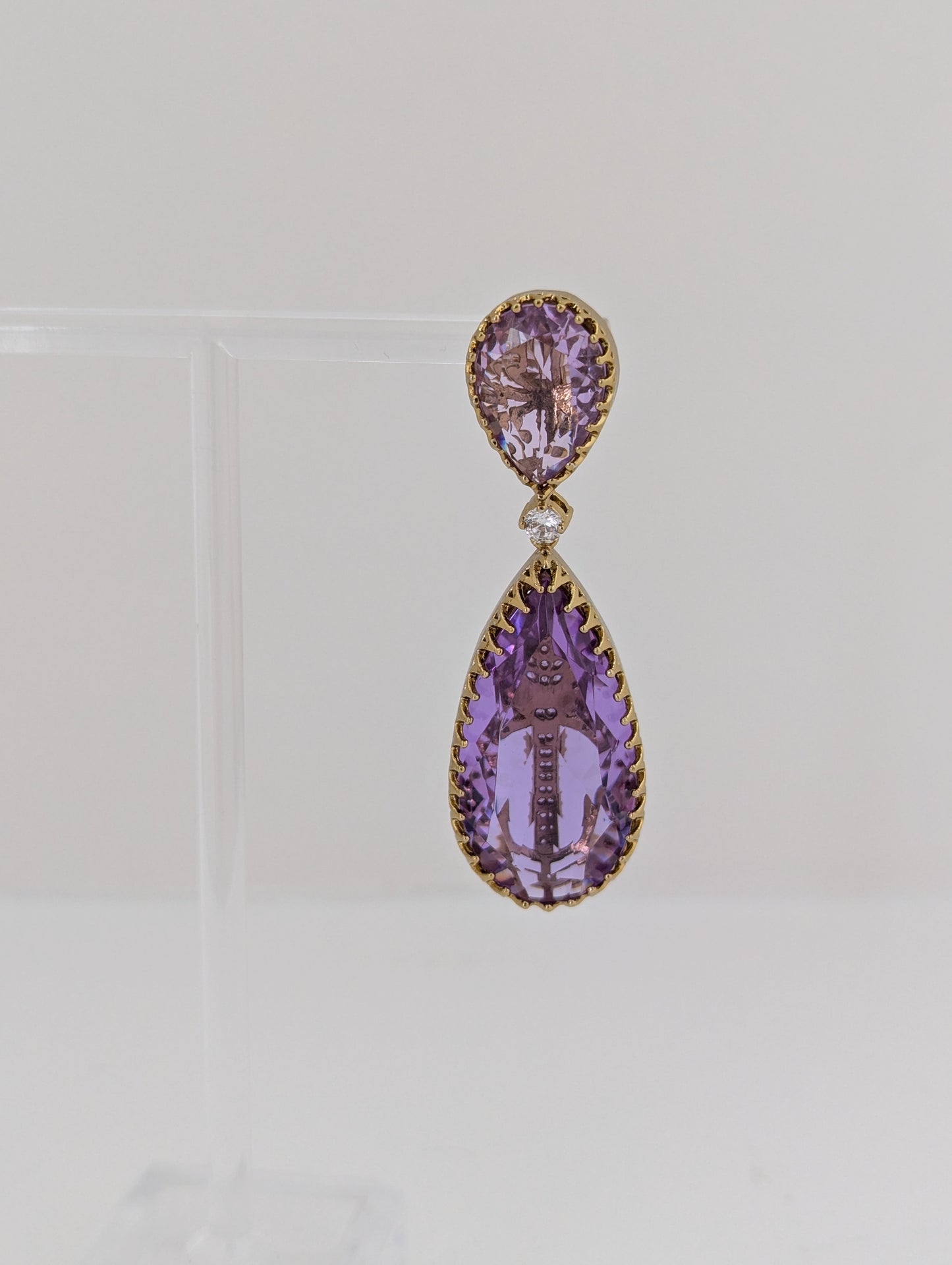 Elysia Earrings - Lavender
