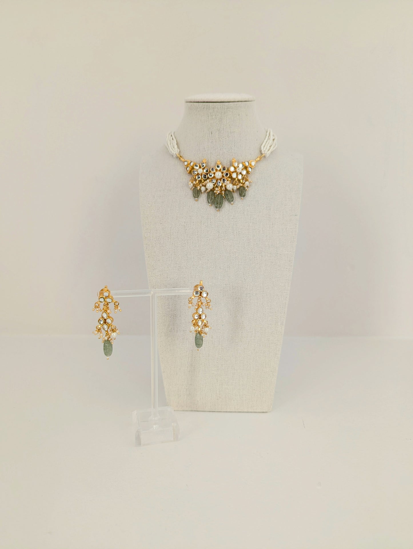 Pachi Kundan Set - Timeless Meadow